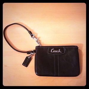 Black Coach wristlet